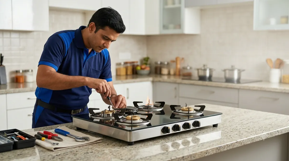 Gas stove repair service in Gurugram