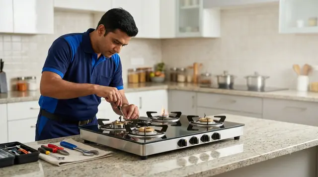 Hob Stove Repair Service at home in Delhi NCR